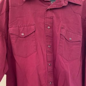 Wrangler long sleeve pearl snap